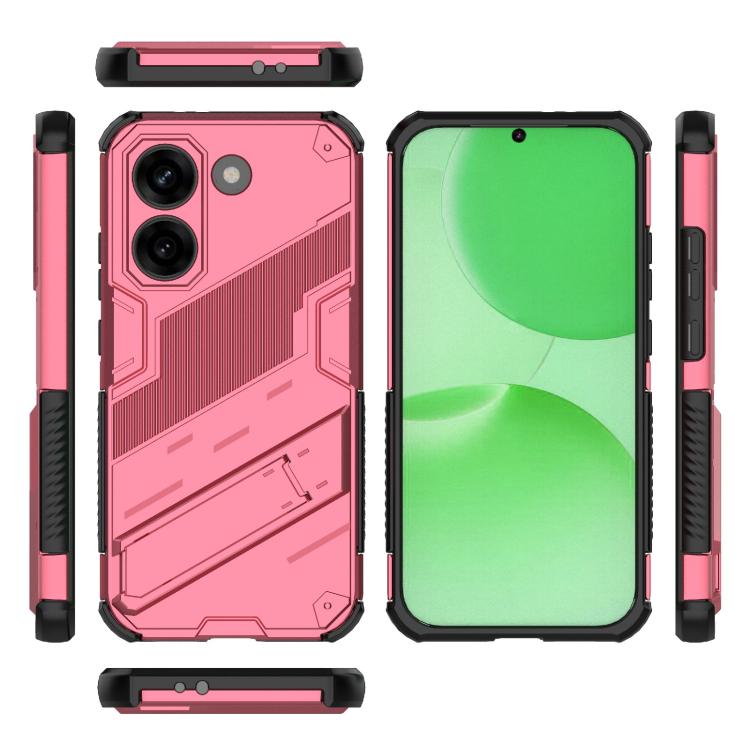 For Redmi Turbo 5 5G / Poco X8 Pro 5G Punk Armor 2 in 1 PC + TPU Phone Case with Holder