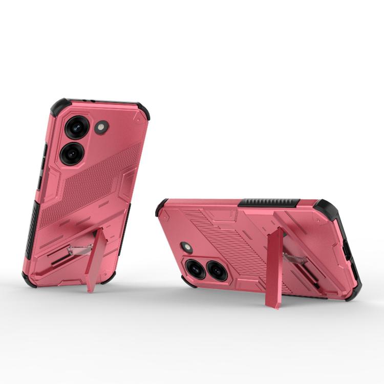 For Redmi Turbo 5 5G / Poco X8 Pro 5G Punk Armor 2 in 1 PC + TPU Phone Case with Holder