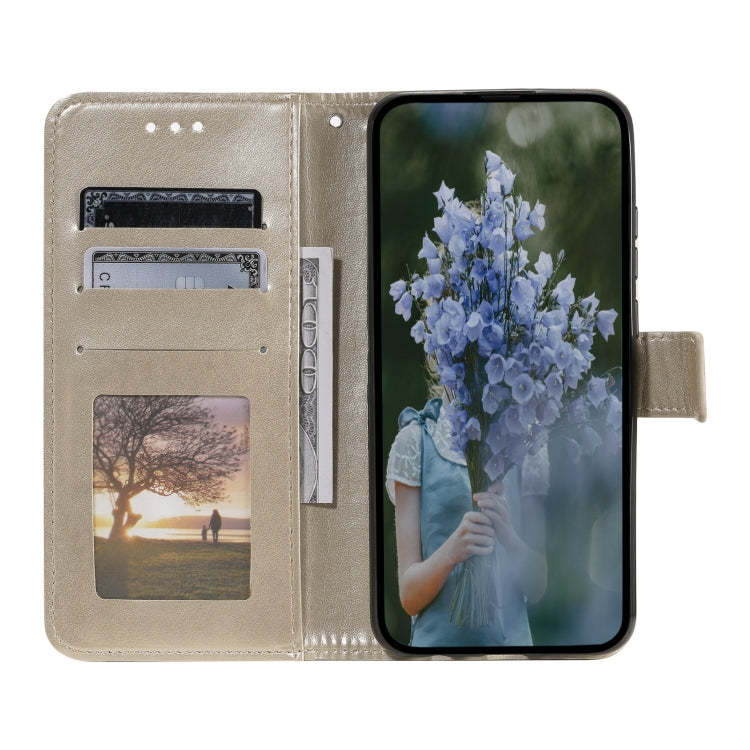 For Xiaomi Redmi Note 14 5G Totem Flower Embossed Leather Phone Case with Lanyard