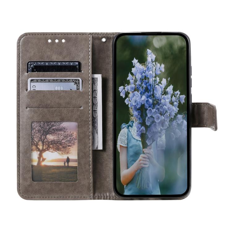 For Redmi Note 14 Pro 4G Totem Flower Embossed Leather Phone Case with Lanyard