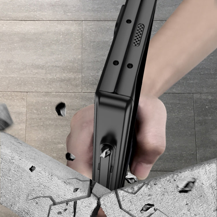 For Samsung Galaxy Z Fold6 GKK Integrated Anti Peep Full Coverage Magnetic Fold Phone Case with Pen Slot, Not Included Pen