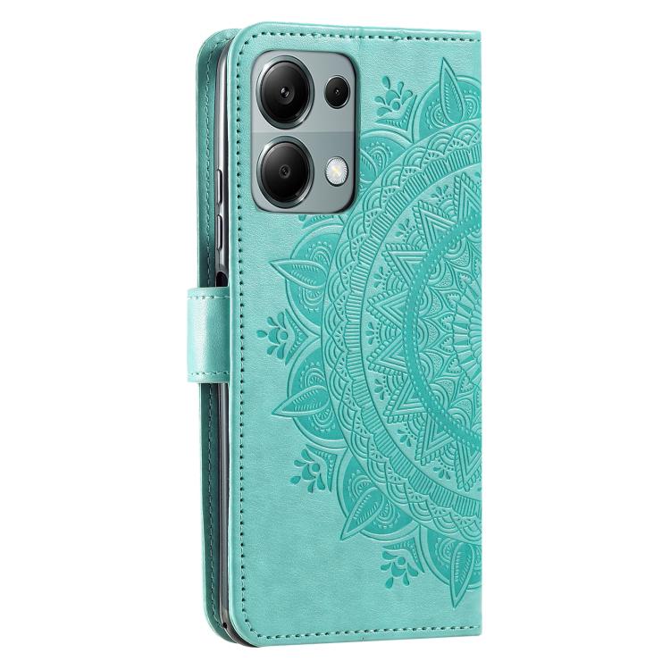 For Motorola Edge 60 Fusion Totem Flower Embossed Leather Phone Case with Lanyard