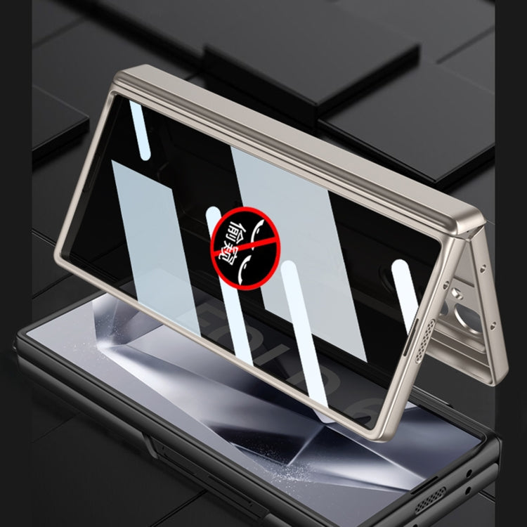 For Samsung Galaxy Z Fold6 GKK Integrated Anti Peep Full Coverage Magnetic Fold Phone Case