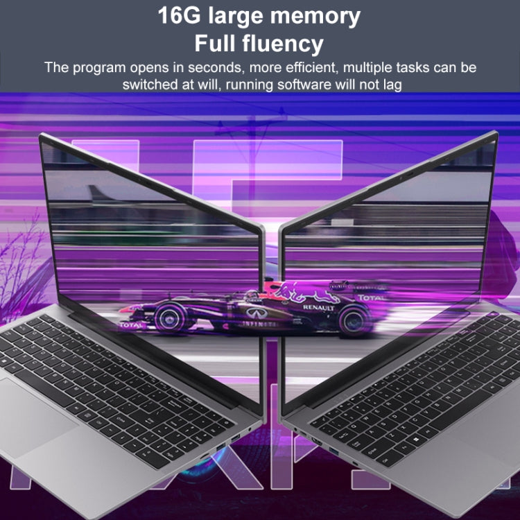 Jumper EZbook X8 15.6 inch Laptop, 16GB+512GB, Windows 11 Intel Alder Lake i5-12450H Octa Core - Grey
