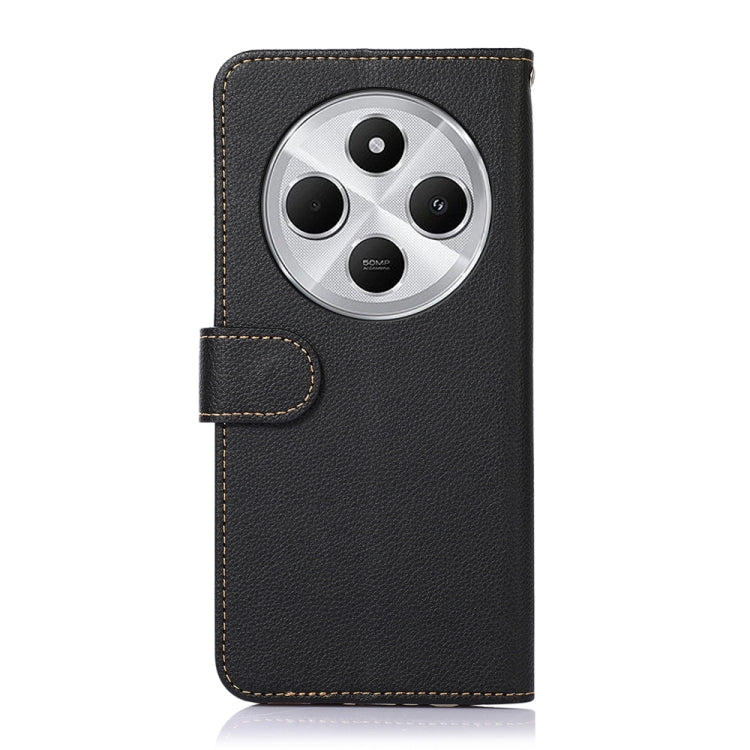 For Redmi 14C 4G KHAZNEH Litchi Texture Leather RFID Phone Case