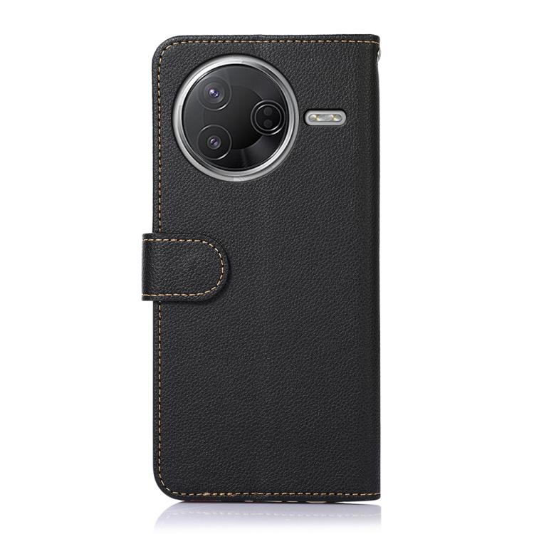 For Redmi K80 / K80 Pro KHAZNEH Litchi Texture Leather RFID Phone Case