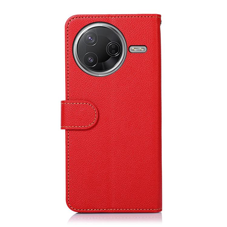 For Redmi K80 / K80 Pro KHAZNEH Litchi Texture Leather RFID Phone Case
