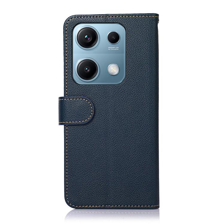 For Redmi Note 14S 4G KHAZNEH Litchi Texture Leather RFID Phone Case