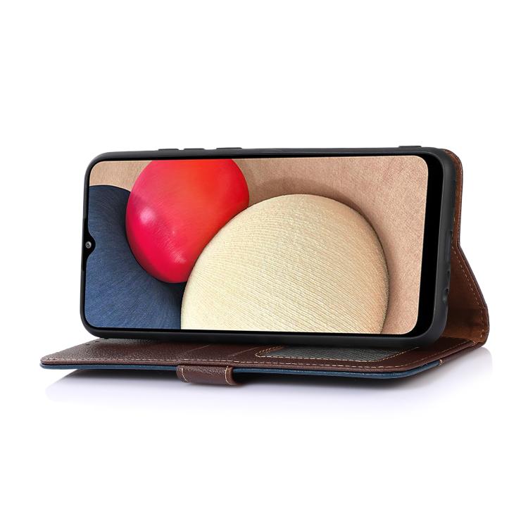 For Redmi 13X KHAZNEH Litchi Texture Leather RFID Phone Case