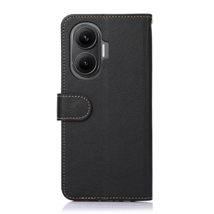 For Redmi Turbo 4 Pro KHAZNEH Litchi Texture Leather RFID Phone Case