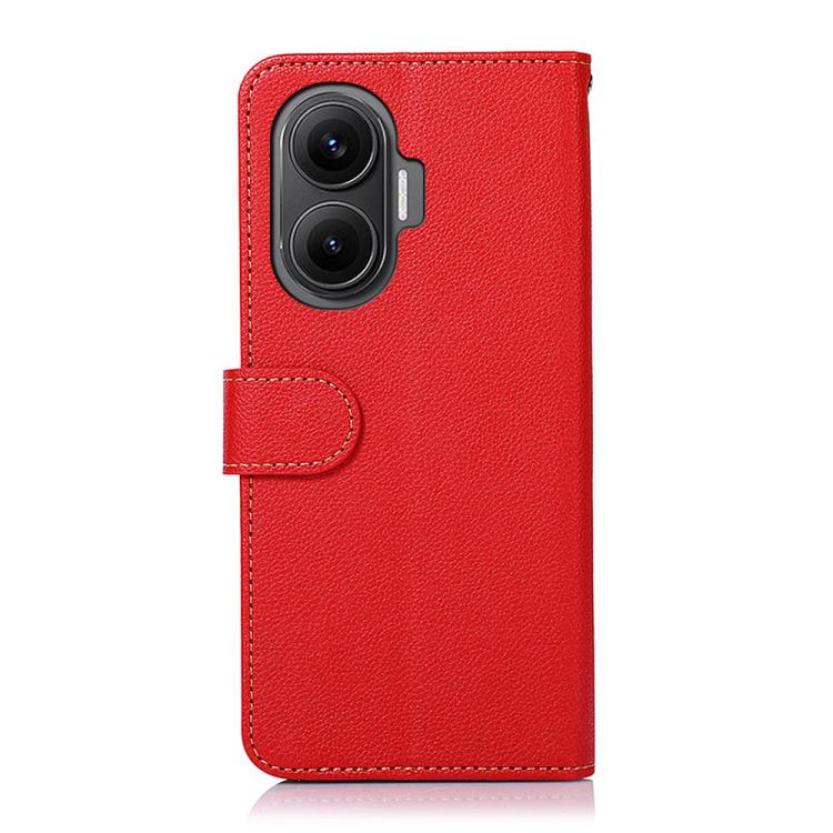 For Redmi Turbo 4 Pro KHAZNEH Litchi Texture Leather RFID Phone Case