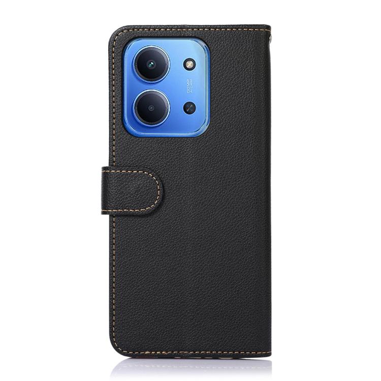 For Redmi 15C 5G / 4G EU 173mm KHAZNEH Litchi Texture Leather RFID Phone Case