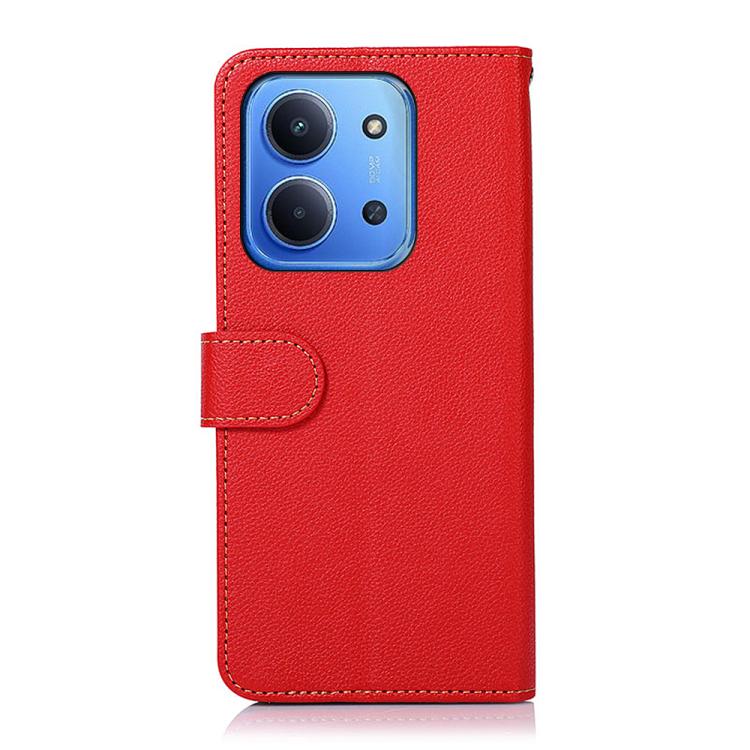 For Redmi 15C 5G / 4G EU 173mm KHAZNEH Litchi Texture Leather RFID Phone Case