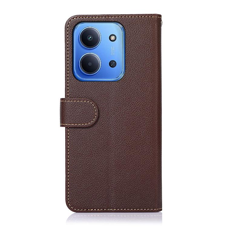 For Redmi 15C 5G / 4G EU 173mm KHAZNEH Litchi Texture Leather RFID Phone Case