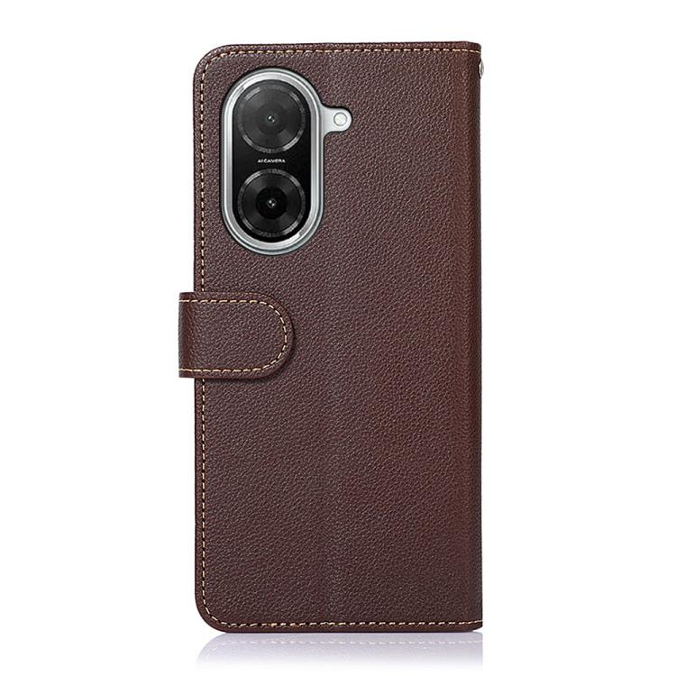 For Redmi A5 4G 173.3mm KHAZNEH Litchi Texture Leather RFID Phone Case