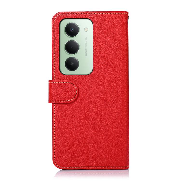 For Redmi 15 5G / 4G EU 171mm KHAZNEH Litchi Texture Leather RFID Phone Case