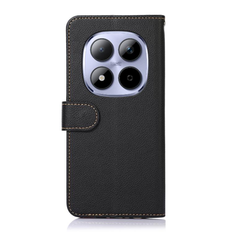 For Redmi Note 15 Pro 5G Global 163.6mm KHAZNEH Litchi Texture Leather RFID Phone Case