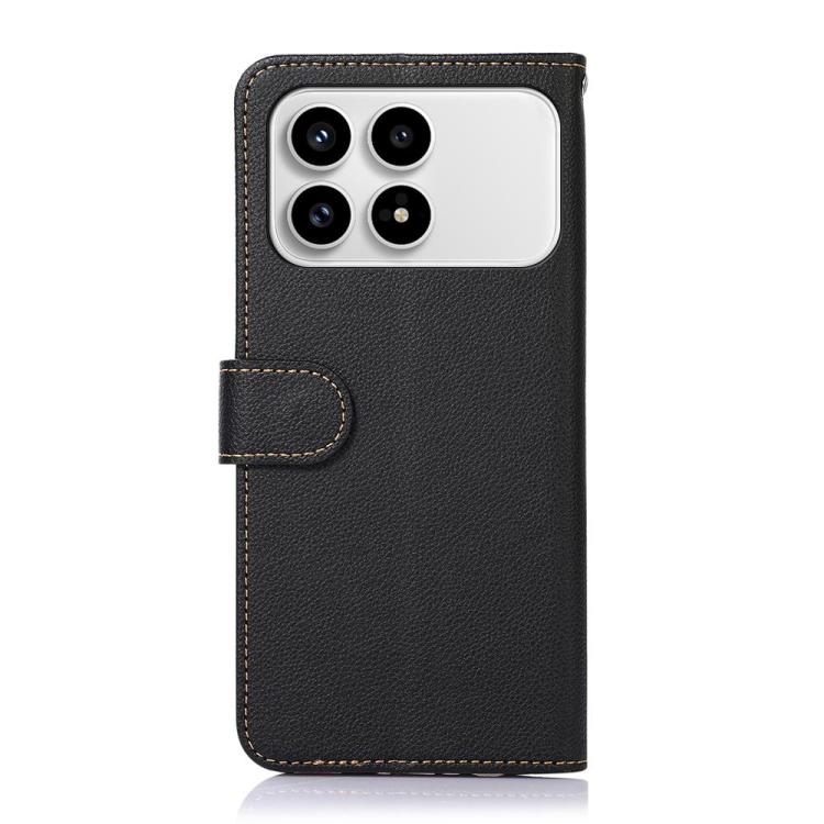 For Redmi K90/Poco F8 Pro KHAZNEH Litchi Texture Leather RFID Phone Case