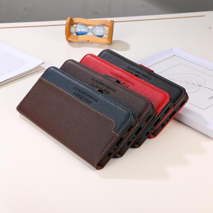 For Redmi K90/Poco F8 Pro KHAZNEH Litchi Texture Leather RFID Phone Case