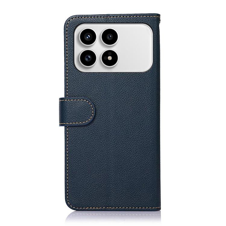For Redmi K90/Poco F8 Pro KHAZNEH Litchi Texture Leather RFID Phone Case