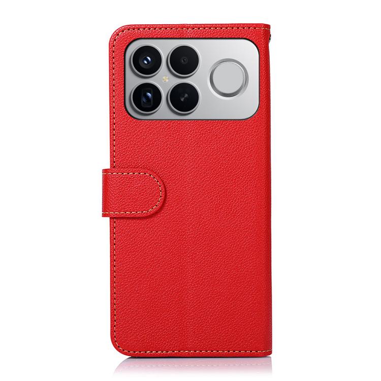 For Redmi K90 Pro Max/Poco F8 Ultra KHAZNEH Litchi Texture Leather RFID Phone Case