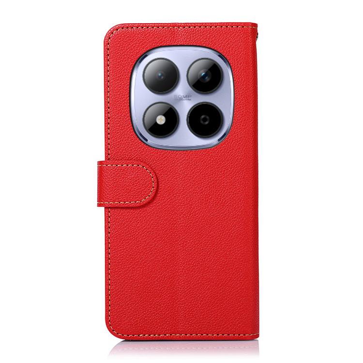 For Redmi Note 15 Pro 4G Global 163.2mm KHAZNEH Litchi Texture Leather RFID Phone Case