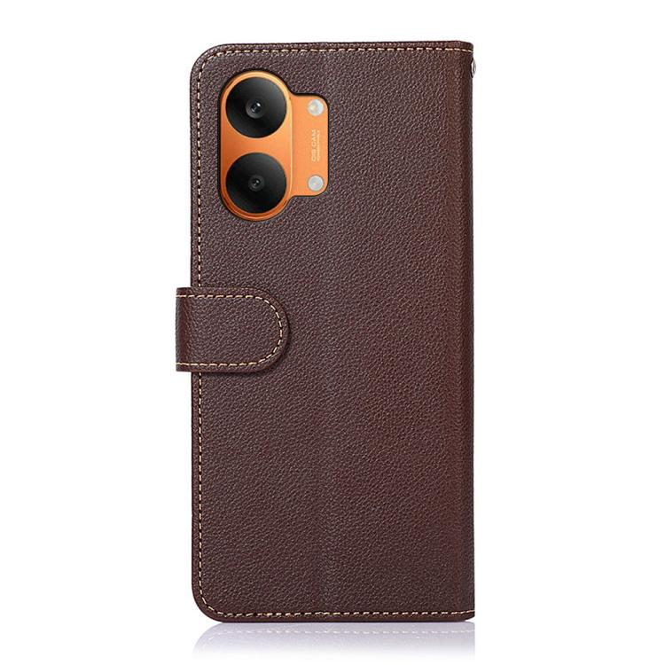 For Redmi Turbo 5 Max / Poco X8 Pro Max KHAZNEH Litchi Texture Leather RFID Phone Case