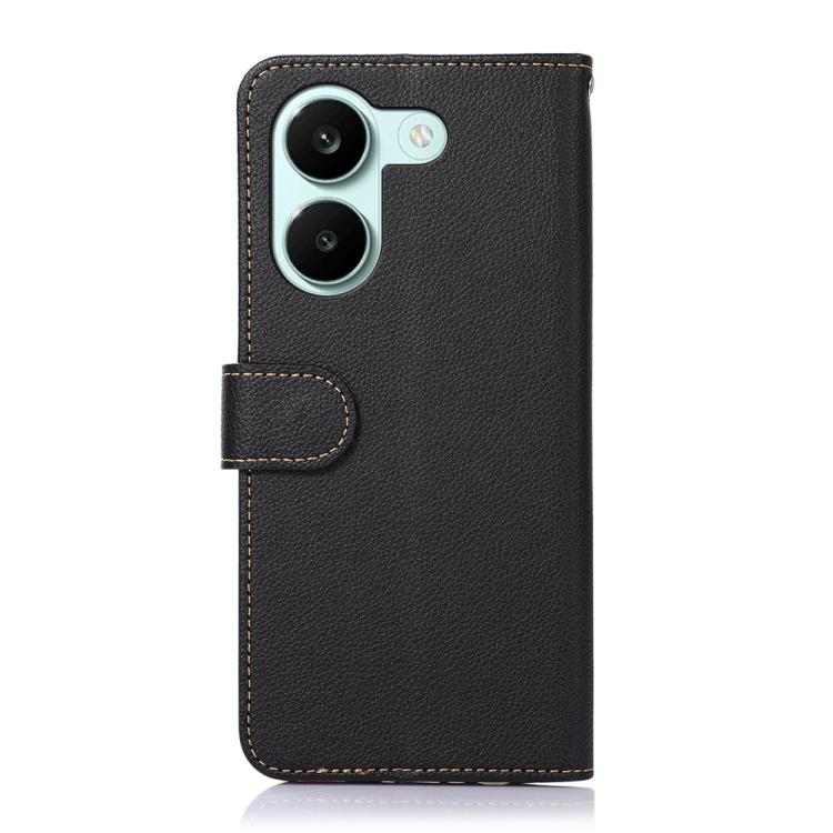 For Redmi Turbo 5 5G / Poco X8 Pro 5G KHAZNEH Litchi Texture Leather RFID Phone Case