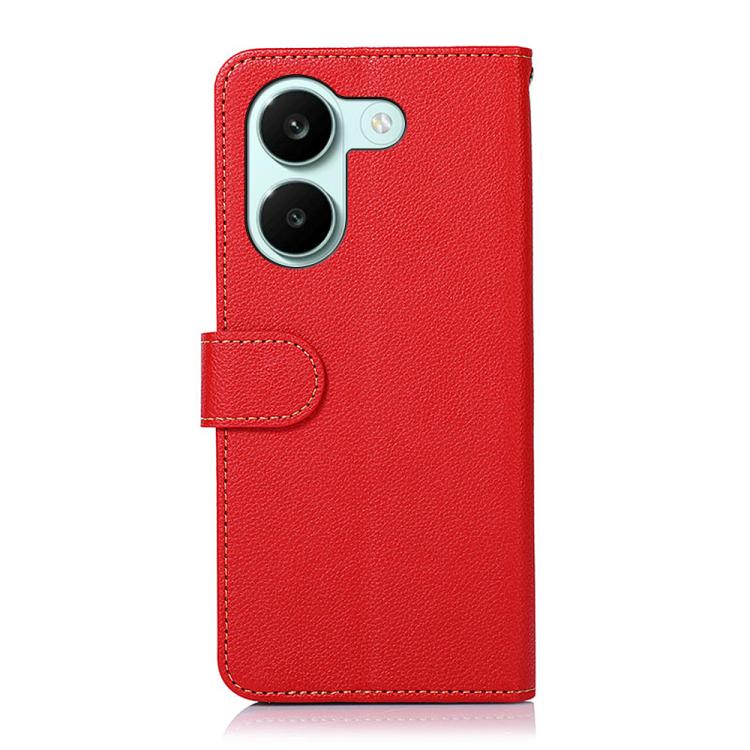 For Redmi Turbo 5 5G / Poco X8 Pro 5G KHAZNEH Litchi Texture Leather RFID Phone Case