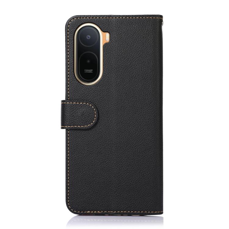 For Redmi A7 Pro 171mm/Poco C85x 5G Global KHAZNEH Litchi Texture Leather RFID Phone Case