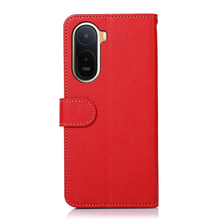 For Redmi A7 Pro 171mm/Poco C85x 5G Global KHAZNEH Litchi Texture Leather RFID Phone Case