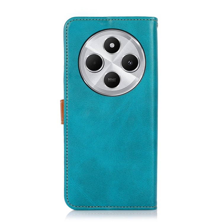 For Redmi 14 4G KHAZNEH Cowhide Texture Flip Leather Phone Case