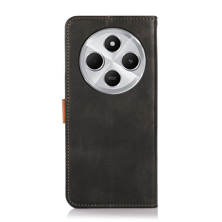 For Redmi 14 4G KHAZNEH Cowhide Texture Flip Leather Phone Case