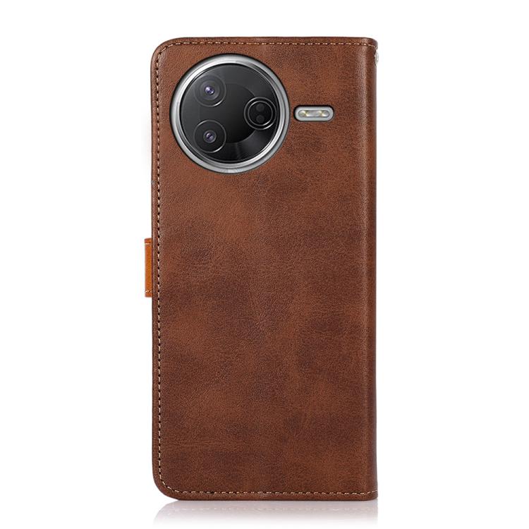 For Redmi K80 / K80 Pro KHAZNEH Cowhide Texture Flip Leather Phone Case