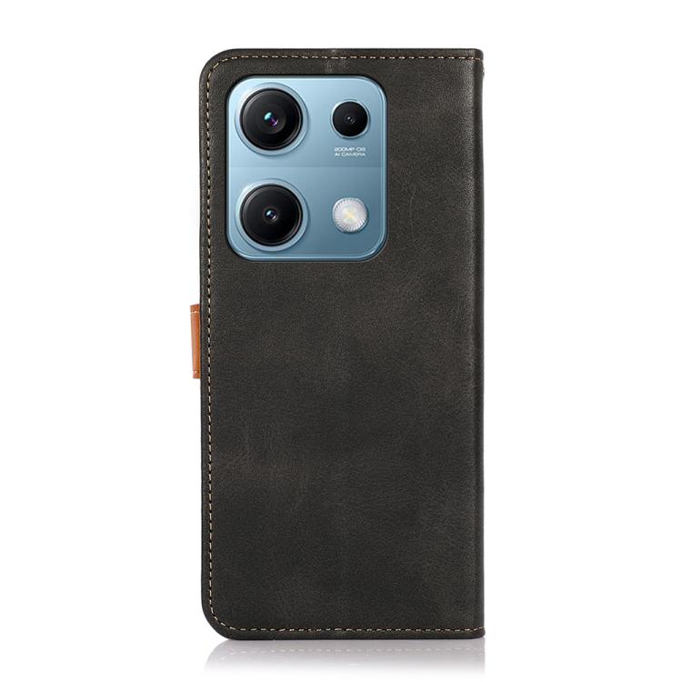 For Redmi Note 14S 4G KHAZNEH Cowhide Texture Flip Leather Phone Case