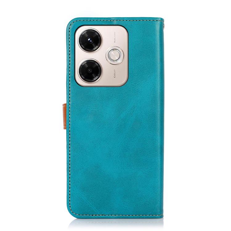 For Redmi 13X KHAZNEH Cowhide Texture Flip Leather Phone Case
