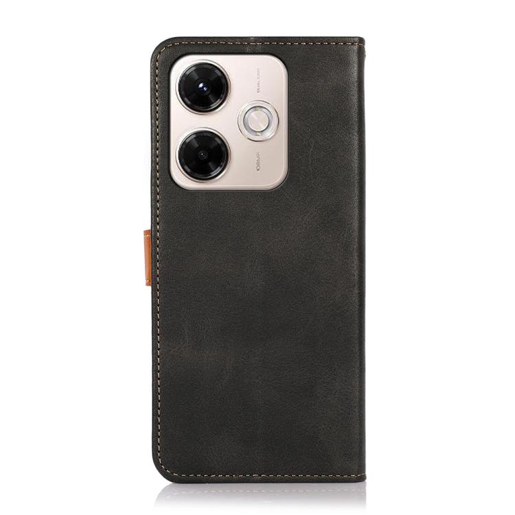 For Redmi 13X KHAZNEH Cowhide Texture Flip Leather Phone Case