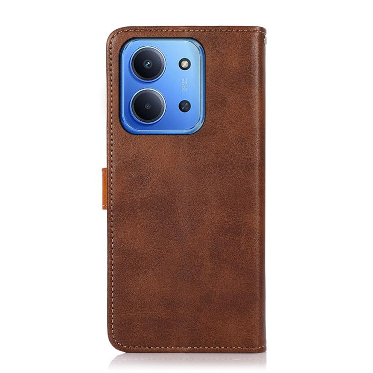 For Redmi 15C 5G / 4G EU 173mm KHAZNEH Cowhide Texture Flip Leather Phone Case