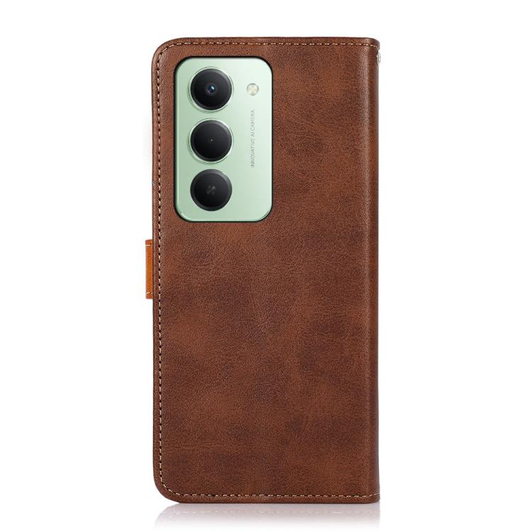 For Redmi 15 5G / 4G EU 171mm KHAZNEH Cowhide Texture Flip Leather Phone Case