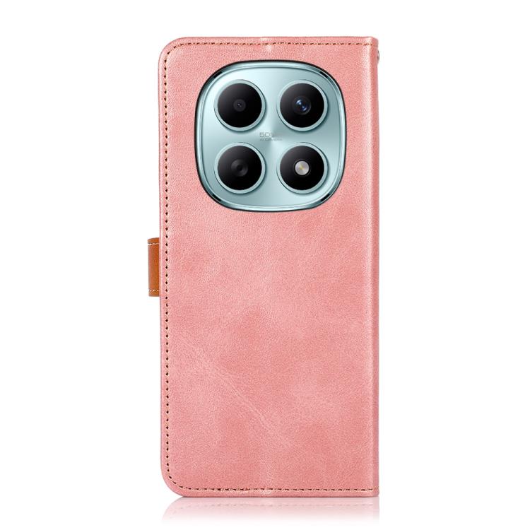 For Redmi Note 15 5G Global 164mm KHAZNEH Cowhide Texture Flip Leather Phone Case
