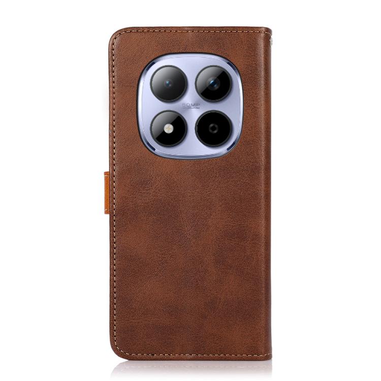 For Redmi Note 15 Pro+ 5G Global 163.3 KHAZNEH Cowhide Texture Flip Leather Phone Case