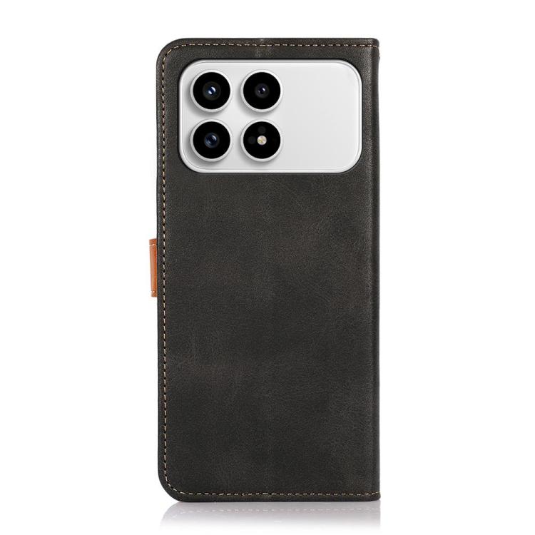 For Redmi K90/Poco F8 Pro KHAZNEH Cowhide Texture Flip Leather Phone Case