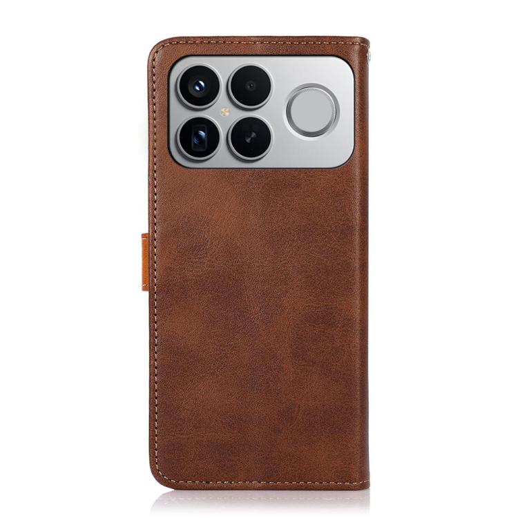 For Redmi K90 Pro Max/Poco F8 Ultra KHAZNEH Cowhide Texture Flip Leather Phone Case