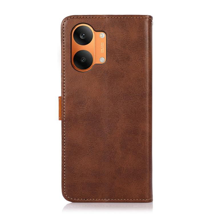 For Redmi Turbo 5 Max / Poco X8 Pro Max KHAZNEH Cowhide Texture Flip Leather Phone Case