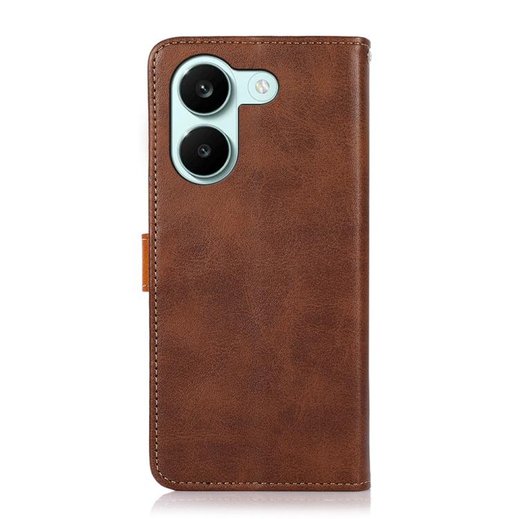 For Redmi Turbo 5 5G / Poco X8 Pro 5G KHAZNEH Cowhide Texture Flip Leather Phone Case
