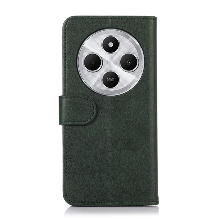 For Redmi 14C 4G Cow Texture Leather Phone Case