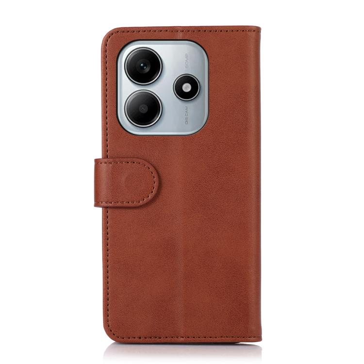 For Redmi Note 14 4G 164.84mm Cow Texture Leather Phone Case