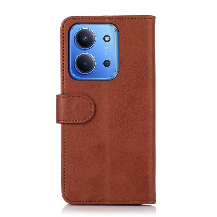 For Redmi 15C 5G / 4G EU 173mm Cow Texture Leather Phone Case