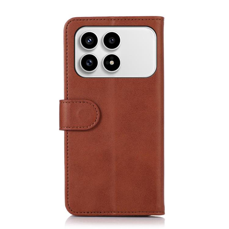 For Redmi K90/Poco F8 Pro Cow Texture Leather Phone Case