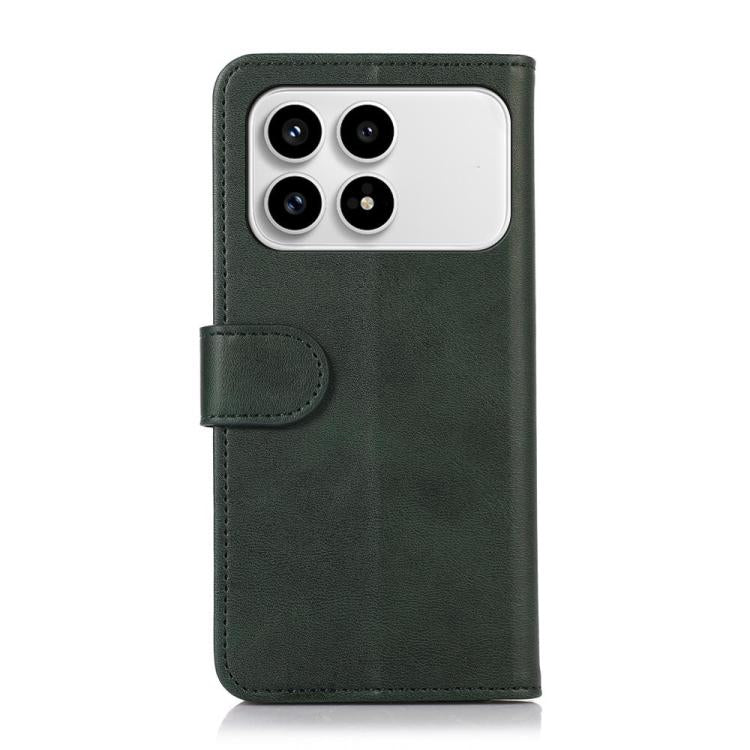For Redmi K90/Poco F8 Pro Cow Texture Leather Phone Case
